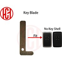 Smart Card 4 Button Car Key Blade Emergency Insert Uncut Blanks Small Blade For Renault Espace Megane Talisman Kadjar