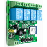 4CH 12V 24V 220V Wifi Smart Switch Home Automation Controller RF 433 Relay Alexa Googole Home Tuya APP Control