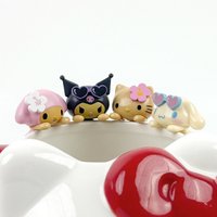 New Product In Stock Swimsuit Cup Hangers Second Batch Of Blind Boxes Black Leather Kt Cat And Cinnamon Dog Cups Decorations