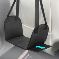 Hamac de pied d'avion, repose-pieds de compagnie aérienne avec coussinet amovible, sangle réglable, hamac de pied avec mousse Menory pour voyage, nouvelle collection