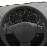 For SEAT Cordoba Ibiza 6L (2002-2009) Real Carbon Fiber Stickers Dashboard Speed Display Panel Car Accessories inside decorative