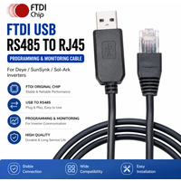 FTDI USB to RJ45 RS485 Programming Cable for Deye SunSynk Sol-Ark Inverters Monitoring Communication Cable