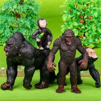 Simulation Animal Monkey Chimps, Gorilla Model Figure, Girls, Boy Toys, Ornaments, Kids Learning, Education King Kong Gift