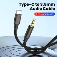 Type C To 3.5mm Aux Audio Cable Headset Speaker Headphone Jack Adapter Car Aux for Samsung S25 Note 20 S26 Ultra Tab S7
