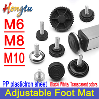 Hongtu M6-M10 Adjustable Leveling Chair Leg Feet Anti-slip Shock Absorption Furniture Pad Bed Sofa Cabinet Table Protector Mats