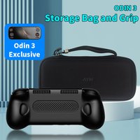 For AYN Odin 3 TPU Grip Shell Original BAG Odin3 Game Console TPU Grip case Stand Holder With Carry Bag Accessories