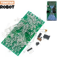 5V Electronic Hourglass DIY Kit Funny Electric Production Kits Precise With LED Lamps Double Layer PCB Board 84*40mm