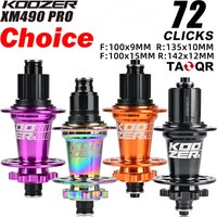 KOOZER XM490 PRO disc card brake MTB mountain bike hub 4 bearing bicycle hubs 32 Holes support 8/9/10/11 speed rear or front hub