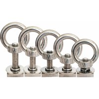 M8 Square Bolts Eye Nut Stainless Steel Anchor Fastener Universal Product Widely Used In Car Roof Rack Thule Whispbar Yakima etc