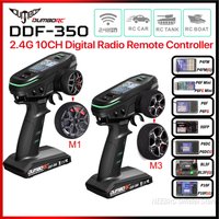 DUMBORC DDF-350 10CH 2,4G Sender Schaum Hand Rad Fernbedienung Bildschirm 4/6/10CH Gyro Empfänger für RC Auto Tank Boot Roboter