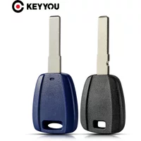 KEYYOU 1PCS NEW Transponder Car Key Case Fob For Fiat 500 Punto Ducato Stilo Panda Replacement With SIP22 Blade