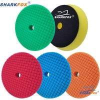 Sharkfox 3/5/6 inch (80mm/125mm/150mm) Car Sponge Polishing Discs Buffing Pads Kit For Car Polisher Buffer