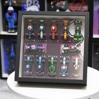 2026 NEW Display Wallboard Wall 71049 Display Photo Frame for LEGO - 66796 F1 mini Collectible Race Cars