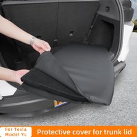 For Tesla Model YL 2026 Trunk Mat, Cover, Suede Protective Cover, Interior Modification Parts