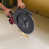 4000W Elektrische Betonsäge, Steinsäge, 410 mm Sägeblattdurchmesser, Schnitthöhe 165 mm, Kreissäge Nass/Trocken-Separator-Schneidemaschine