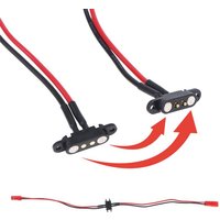 【BS】Universal Magnetic Snap-on Connection JR /JST Extension Cable For RC Model Battery Accessories