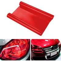Red Car Light Headlight Taillight Tint Styling Waterproof Accessories Car Film 30X60/150CM Tintting Vinyl Sticker Protectiv I5Q2