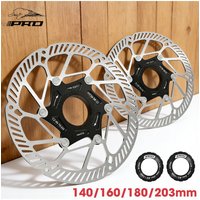 AliExpress IIIPRO Centerlock Bike Brake Disc MTB Bicycle Hydraulic Disc Brake Rotor Ultralight 140/160/180/203mm Heat Dissipation Rotor