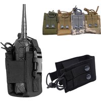 2024 Radio Pouch Hunting Walkie Talkie Holder Interphone Hanging Bag Molle Nylon Magazine Pouch Pocket Caza