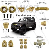 Rilalo Mk07 Remote Controlled Off-Road Vehicle Upgrade Accessory C-Seat Steering Cup Bridge Cover Crossbeam Chassis Armor