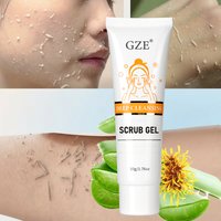 GZE Castor Oil Extract Exfoliating Gel, Face and Body Exfoliating Scrub Gel, Deep Cleansing Moisturizing Facial Exfoliator