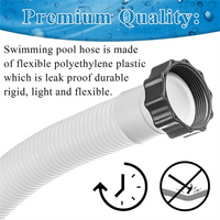 ABHS-59Inch Long Pool Pump Replacement Hose Plastic Replacement Hose For Intex Filter Pumps Sand Pump & Saltwater Systems