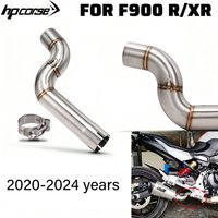 For BMW F900 F900R F900XR 2020 - 2024 Motorcycle Exhaust Modified Muffler Escape Moto Tube Middle Link Pipe Slip On