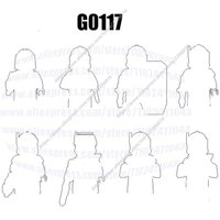 Figures Movie Building Blocks Bricks toys G0117 GH0127 GH0128 GH0129 GH0130 GH0131 GH0132 GH0133 GH0134 DIY Toys