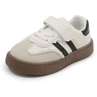 Children's moral training shoes 2025 Spring and Autumn boys' sports shoes, casual board shoes, girls' white shoes, soft soled ba