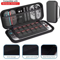 Portable Carrying Case for Nintendo Switch 2 Travel EVA Hard Bag Waterproof Shell Storage Space Bag for NS Switch 2 Accessories