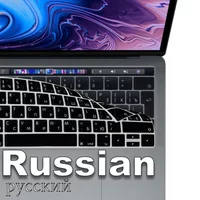 Russian silicone Keyboard Cover Protector for Macbook air13/12 /15/16pro touchbar A2992/A3113/A2941/A1990/A3114/A2289A2337/A2141