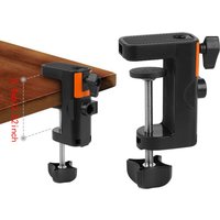 Table Mounting Clamp Desk Mount Microphone Holder Heavy Duty Desk Clamp Mic Clip Arm Stand Microphone Mount Arm Phone Stand