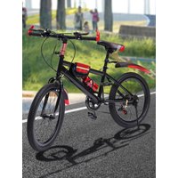 AliExpress 20 Inch Kids Bike Children Bicycle for Boys Girls Ages 8-12 Years Old, MTB Mountain Bike 7 Speed City Bike, GREEB/RED