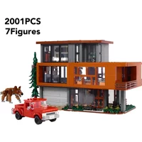 MOC 21354 Cullen House Building Set Architecture Blocks Romance Films Fans Vampyre House Creative Present for Adult