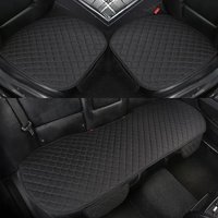 Linen Car Seat Cover Quality Flax Breathable Car Seat Cushion Anti Sratch Chair Protector Pad Universal for Sedan Suv
