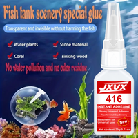416/480 Fish Tank Aquarium Landscaping Moss Glue Frags Aquatic Water Grass Plant Stick Glue Rock Glue Decor Instant Quick-drying Cyanoacrylate Adhesive For Plants Aquascaping Fish Aquarium Plants