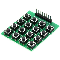 8pin 4x4 4*4 Matrix 16 Keys Button Keypad Keyboard Breadboard Module Mcu for arduino Diy Kit