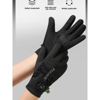 AliExpress NONE Winter Warm Gloves for Men Women Extended Thickened Windproof and Waterproof Sports Touchscreen Skiing Cycling Gloves MTB Glove