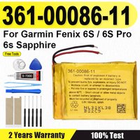 361-00086-12 Replacement Battery 361-00086-11 For Garmin Forerunner GPS Sports Watch Fenix 6S 6SPro Battery 180mAh + Free Tools