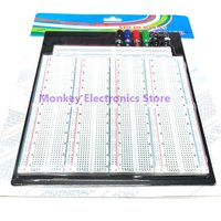 3220 Holes Solderless Breadboard Solderless Circuit Test Board ZY-208 MB-102 Four Combination Boards