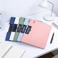 A4 File Folders Documents Organizer Waterproof Clipboard With Cover Paper Folder For Business School Office Stationery Supplies