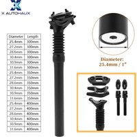 X Autohaux Bicycle Suspension Seatpost 25.4x300mm 27.2x300mm 28.6x300mm Bicycle Seatpost Replacement for Road Mountain Bike MTB