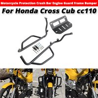 For Honda Cross Cub CC110 Motorcycle Protection Crash Bar Engine Guard Frame Bumper Slip On Honda Cross CC110 Cub