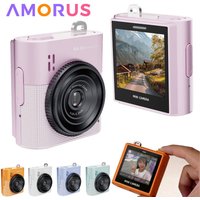 64MP Mini Thumb Camera Student Action Camera 16x Digital Zoom Digital Camera 1.4" IPS Screen Portable Video Recorder Camcorder
