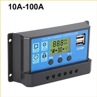 12V/24V 10A-30A-60A-100A PWM Solar Charge Controller - Adjustable LCD Display Timer Setting MPPT Controller for Wholesale Hot Sa