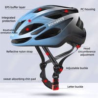 AliExpress ROCKBROS Bicycle Helmet Ultralight Integrally-molded Breatheable Ventilation Aero Cycling Helmet Men Women MTB Road Bike Helmet