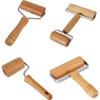 Wooden Pastry Dough Roller Easy To Use Smooth Baking Roller For Rolling Out Even Crusts/Pizza Crusts / Other Baking Tools