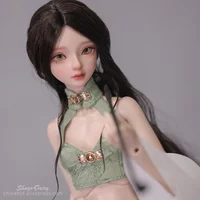 Shuga Fairy Idun 1/4 BJD Doll Resin Slim Kunis Body Embroidered Hanfu Classic Style Handsome Woman Take Smoking Pipe DOLL