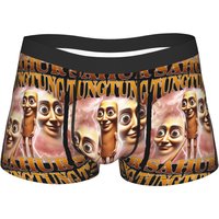Tung Tung Sahur Brainrot Italian Trunk Pouch Underwear High Quality Printing Boxer Brief Classic Male Underpants Large Size