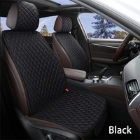 Linen Car Seat Covers for All Seasons Premium Flax Vehicle Seat Cushion Non-Slip Protector Universal Fits Most Van SUV Truck